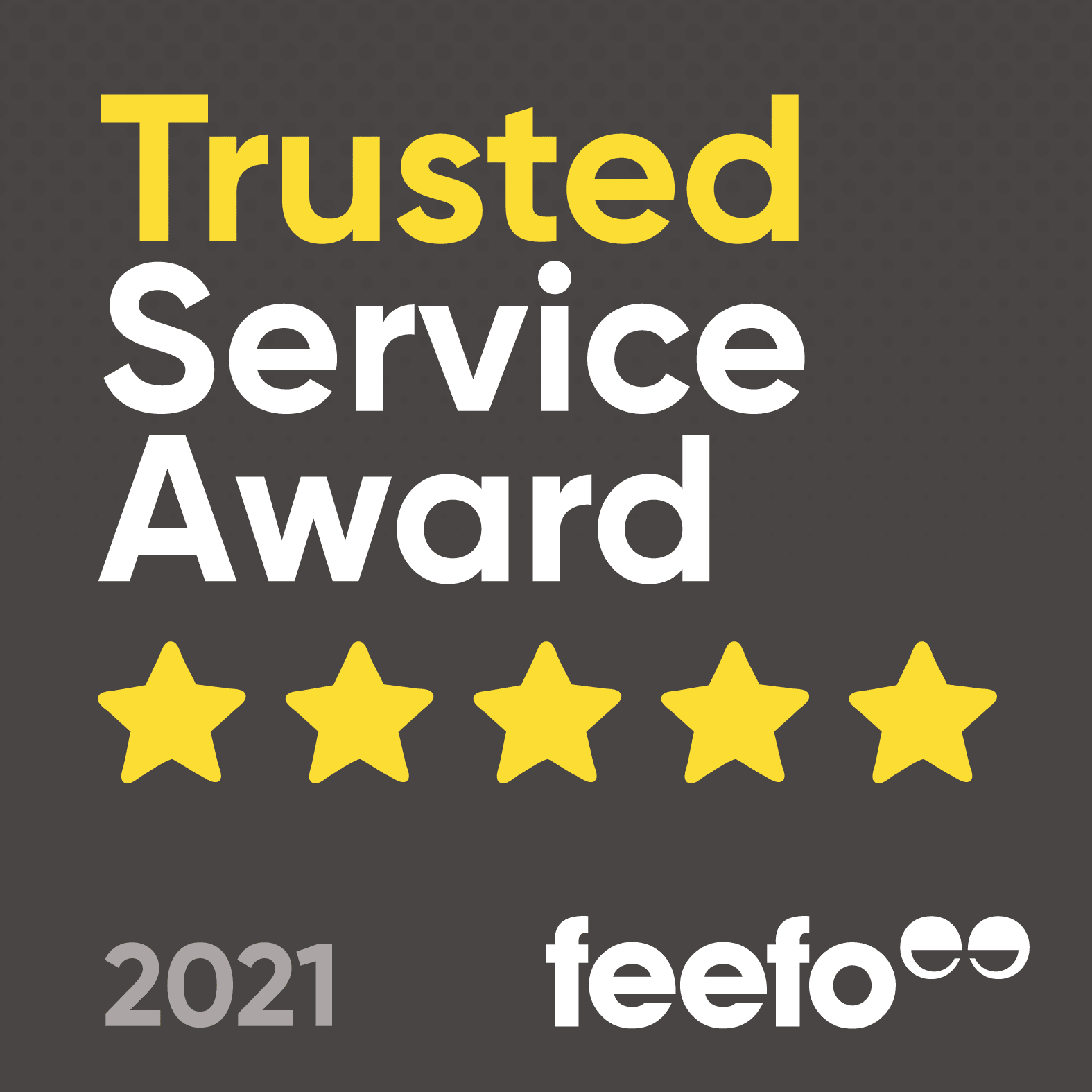 Feefo Trusted Service Award 2021 Win for First Fence!