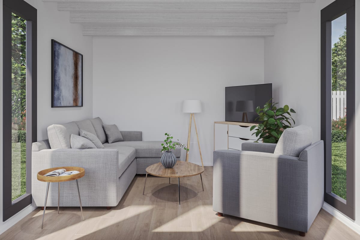 Living room in a summer house