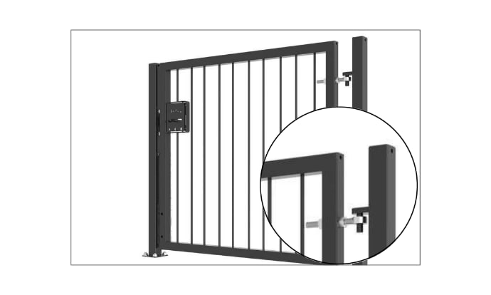 FlexiRail® Flat Top gate