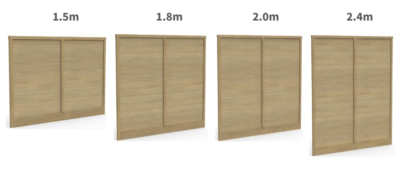 Heights of Echo Groove Lite timber panels