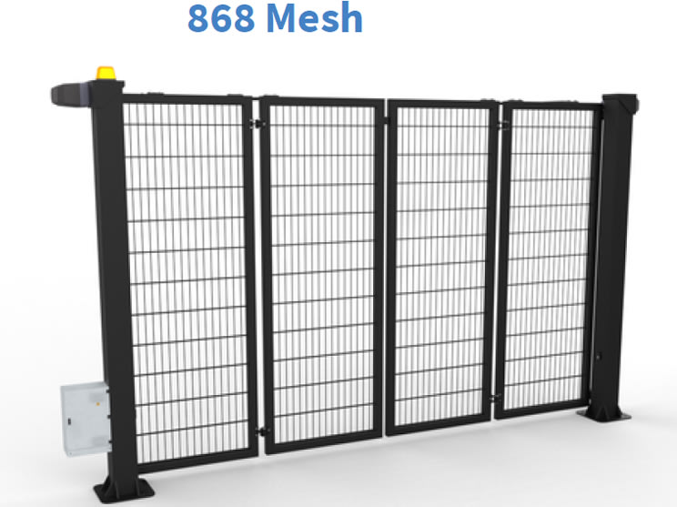 868 mesh bi-fold gate