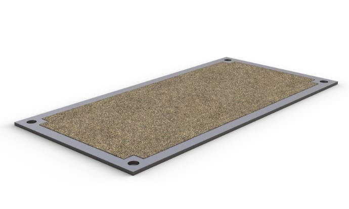 Anti-skid steel road plate