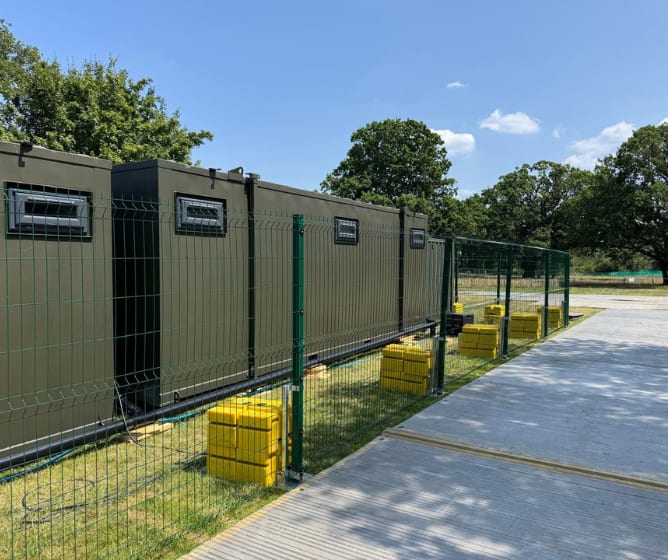 Rapid Shield temporary fencing