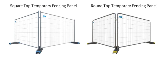 Square Top panel and Round Top Panel