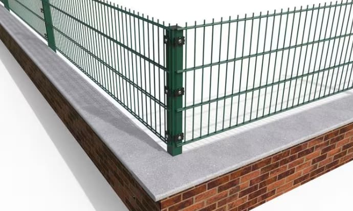Mesh wall topper