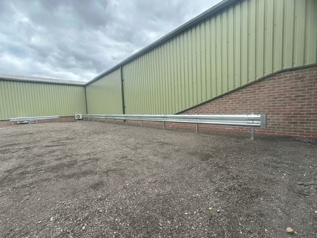 Armco safety barriers