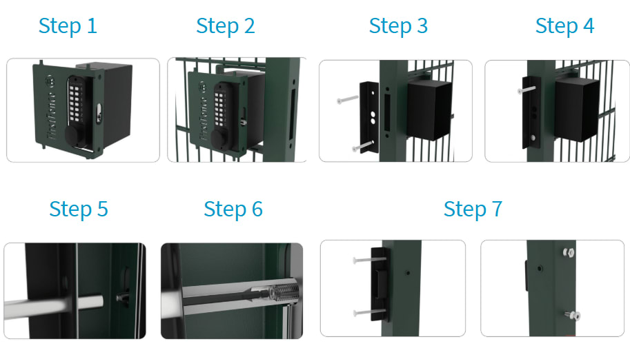 Instructions for installing locks