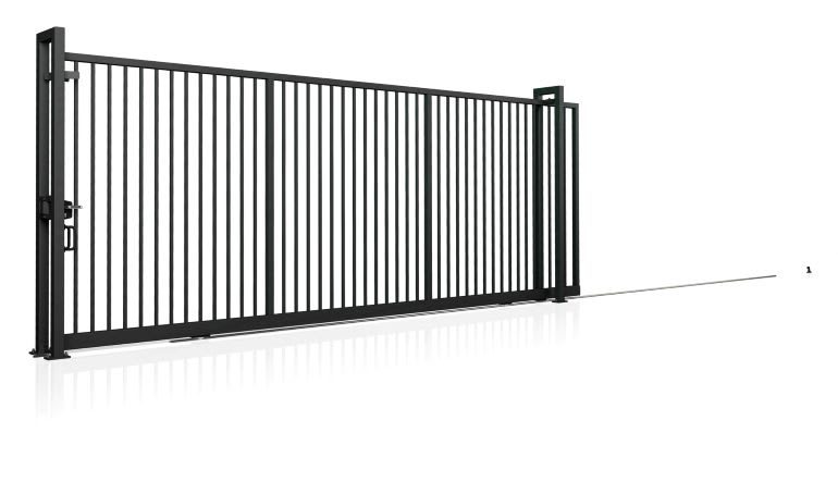 Cantilever tracked gate