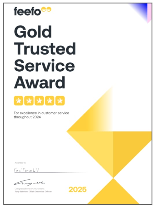 Feefo Gold Trusted Service Award