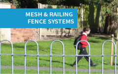 Schools Out! Mesh and Railings.