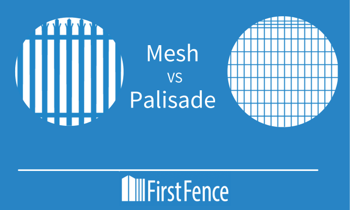Palisade Fencing vs Mesh Fencing 