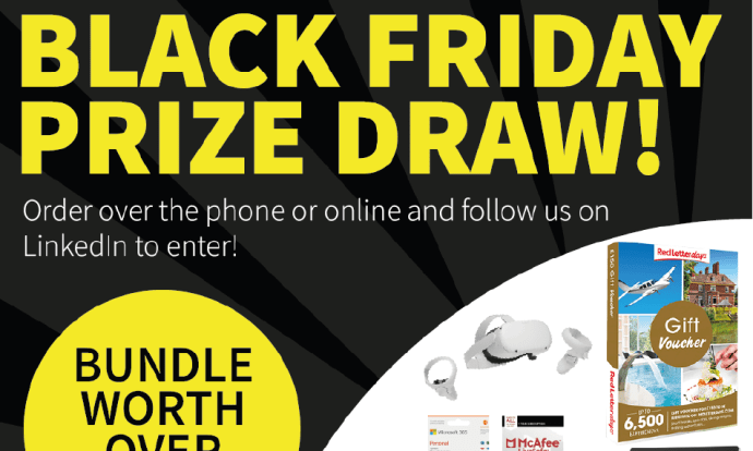 Be in with a chance to win the First Fence Black Friday Prize Draw 