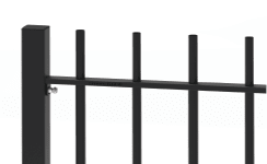 EnviroRail® Vertical Bar Round Railings
