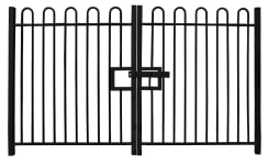 Bow Top Railing Gates