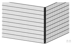 ProFence® SR1 (A1) LPS 1175 Mesh Posts & Accesories