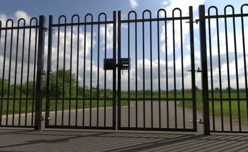 EnviroRail® Bow Top Railing Gates
