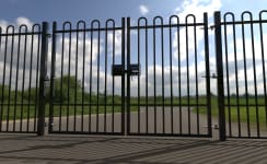EnviroRail® Bow Top Railing Gates