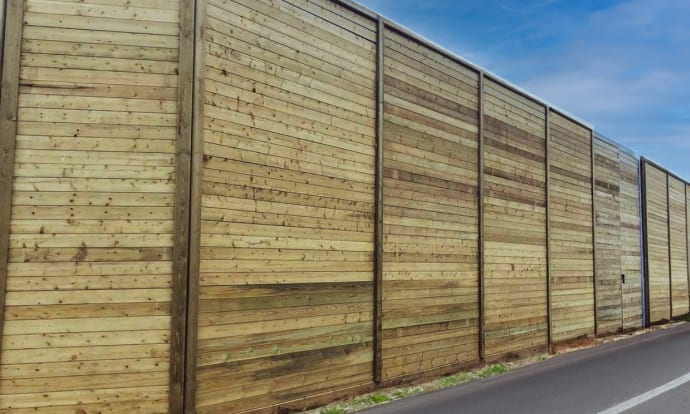 What are the different types of acoustic barriers?