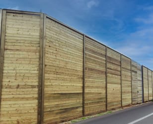 What are the different types of acoustic barriers?