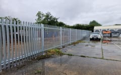 Permanent Security Fencing around Business