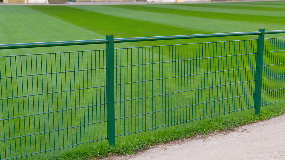 Green Spectator Fencing