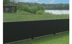 Recycled Plastic Closed Board Fencing