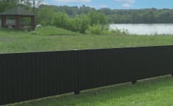 Recycled Plastic Closed Board Fencing