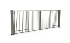 Swing Gates Prepped For Automation