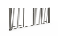 Swing Gates Prepped For Automation