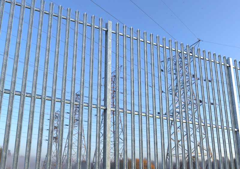 Palifence outside power station