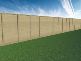 EchoGroove Lite with timber posts