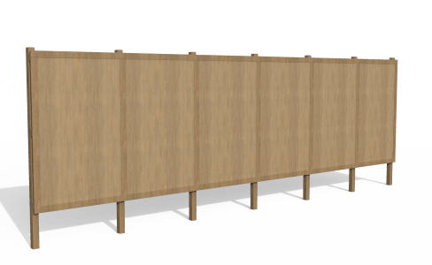 Timber Site Hoarding