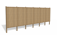 Timber Site Hoarding