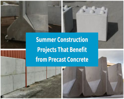Summer Construction Projects That Benefit from Precast Concrete
