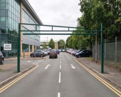 First Fence Adds to Their Car Park Swing Barriers