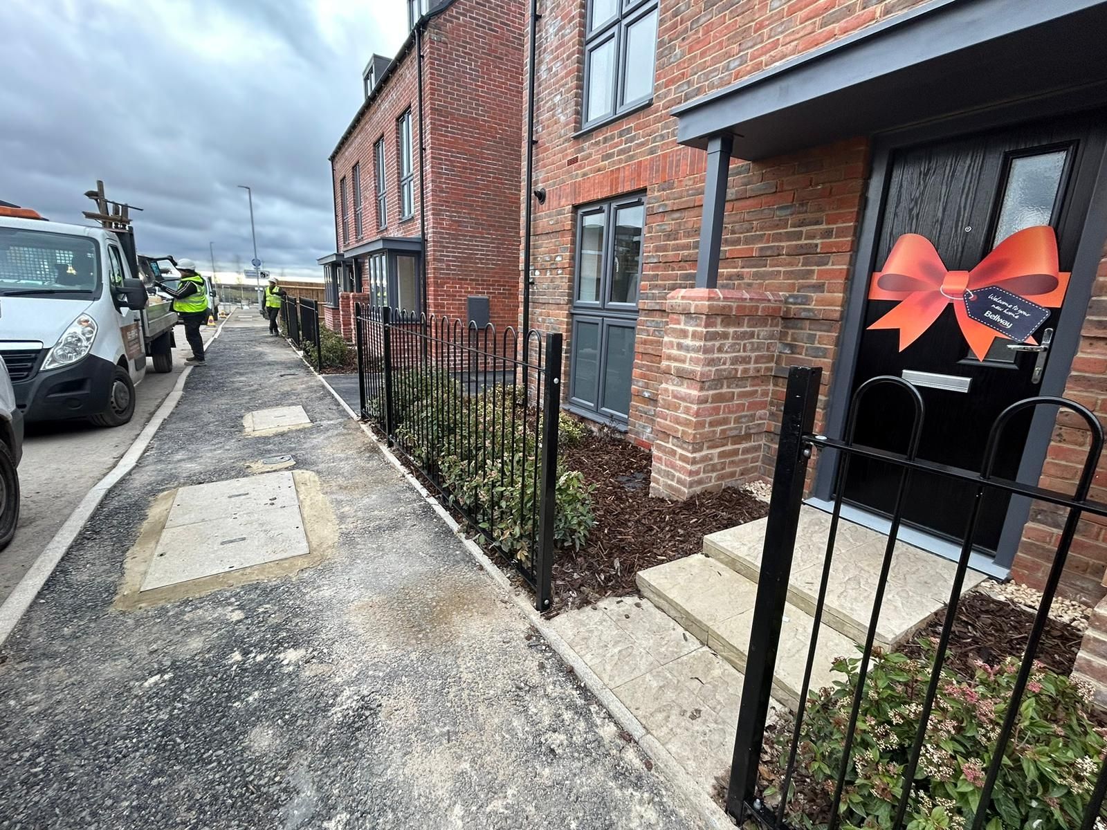 New Build Development Railings