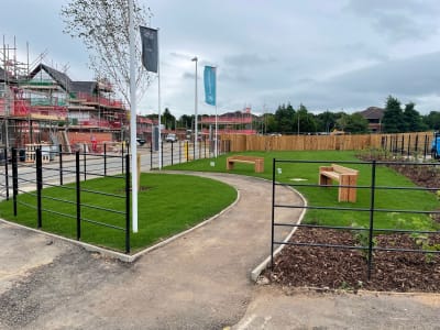 New Housing Development Railings
