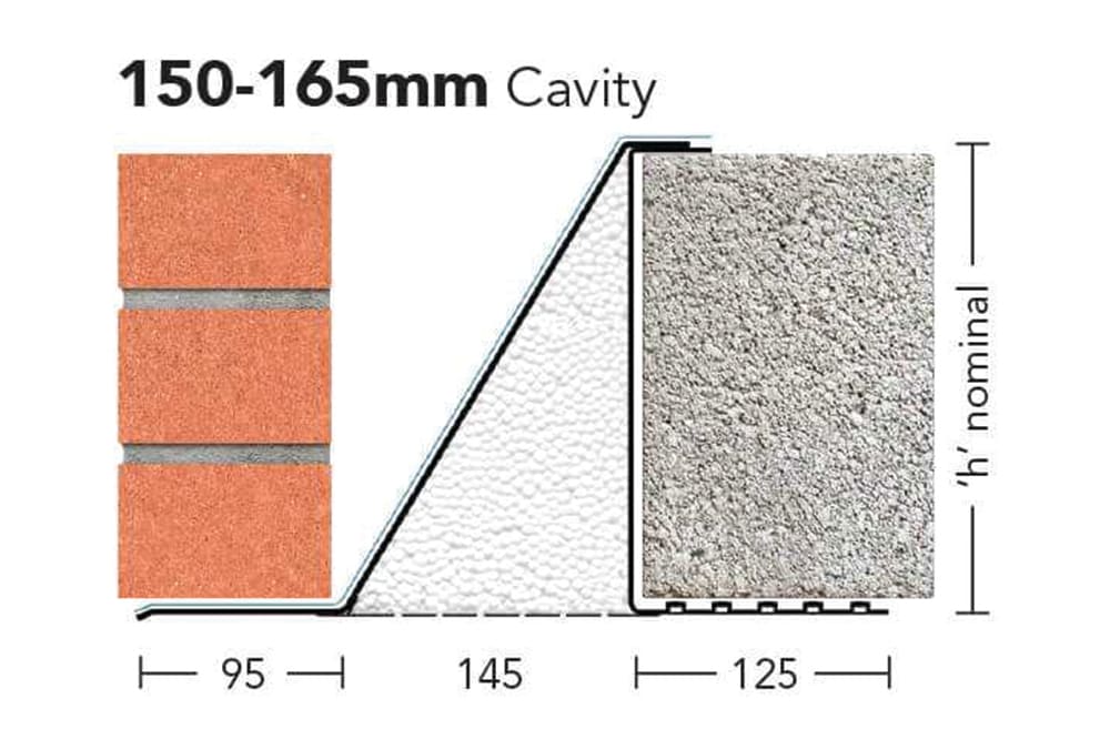 CFS/K-150 WIL | Extra Heavy Duty Cavity Wall Lintel | First Fence Ltd