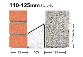 S/K-110 WIL - Standard Load Cavity Wall Lintel - Wide Inner Leaf