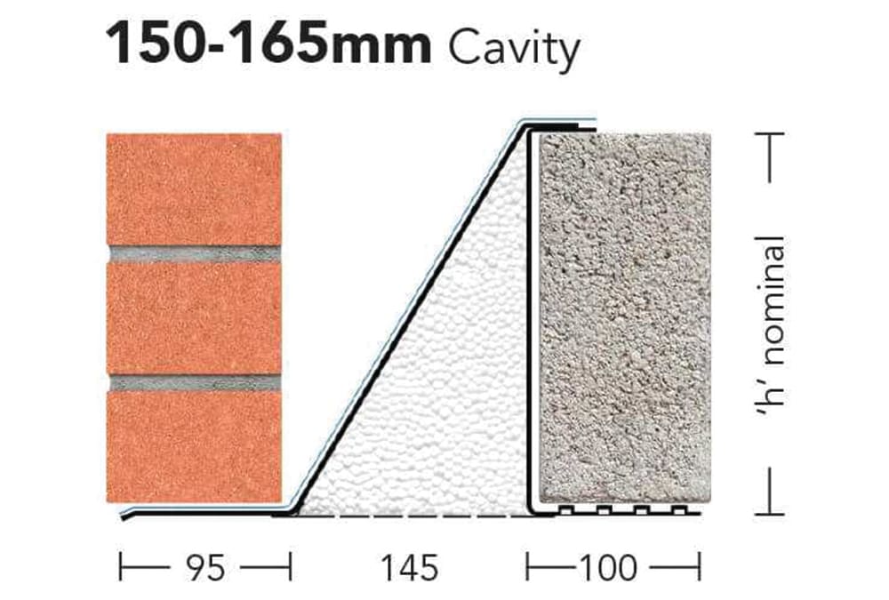 CFS/K-150 - Extra Heavy Duty Load Bearing Cavity Wall Lintel | First ...