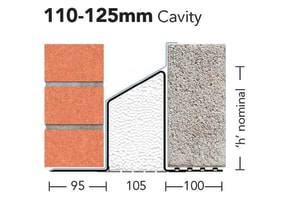 HD/K-110 - Heavy Duty Load Bearing Cavity Wall Lintel