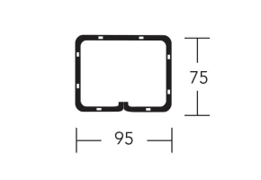BOX/K-75 - Solid Wall Standard Load Bearing Box Lintel