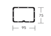 BOX/K-75 - Solid Wall Standard Load Bearing Box Lintel