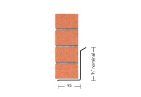 SB/K - Standard Load Bearing Single Leaf Lintel For Cavity Walls