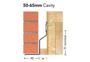 T/K-50 Standard Load Bearing Cavity Wall Lintel For Timber Frames