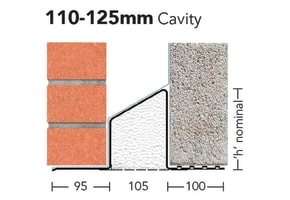 S/K-110 - Standard Load Bearing Cavity Wall Lintel