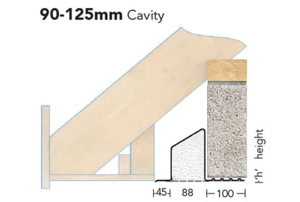 EL/K90 Cavity Wall Eaves Lintel First Fence Ltd