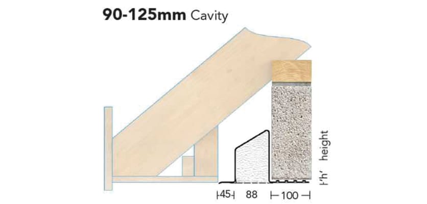 EL/K-90 Cavity Wall Eaves Lintel