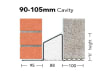 Standard Load Lintel For Cavity Walls- S/K-90 
