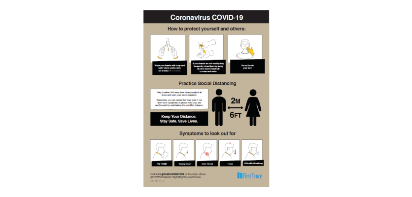 Protect Yourself and Others - COVID-19 Safety Sign